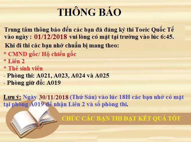 Tbao thi Toeic 01122018
